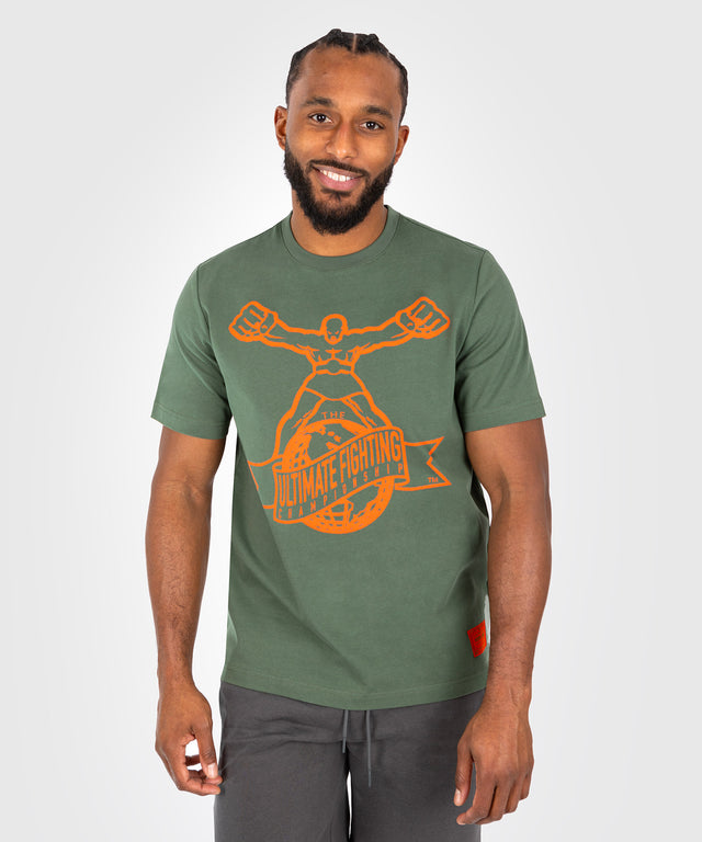 Camiseta Venum UFC Ulti-Man – Caqui Verde/Naranja