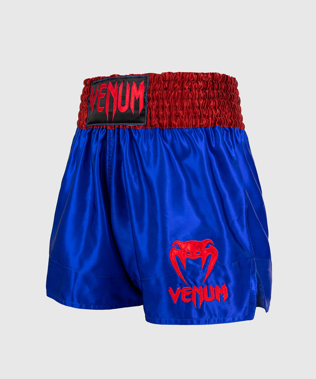 Pantaloni scurți de kickboxing Venum Classic – Albastru Navy/Roșu