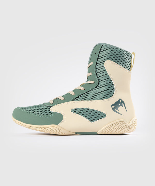 Botas de boxe Venum Contender – Aqua Verde/Branco Gelo
