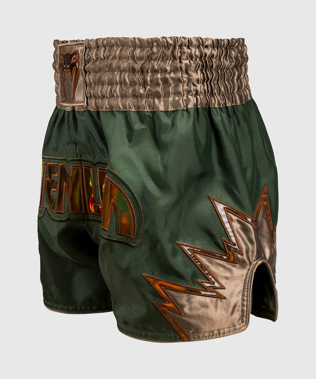 Calções de kickboxing Venum Inferno – Caqui/Bronze