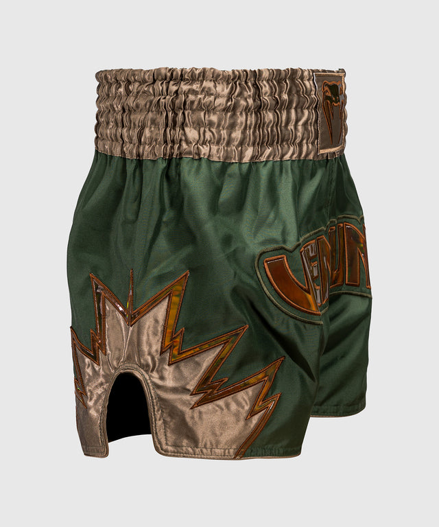 Calções de kickboxing Venum Inferno – Caqui/Bronze