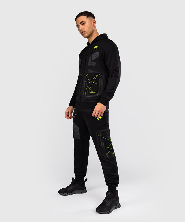 Venum Training Camp 4.0 Full-Zip Hoodie – Schwarz/Neon Grün