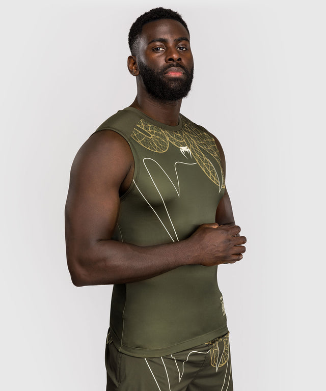 Rashguard Venum Serpenti Sem Mangas – Caqui Verde