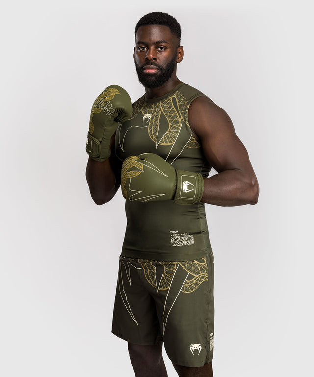 Rashguard Venum Serpenti Sem Mangas – Caqui Verde