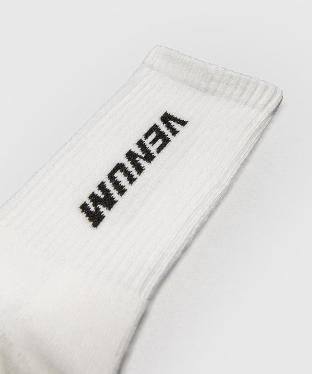 Venum Essential Crew Calze - Bianco - Set di 3