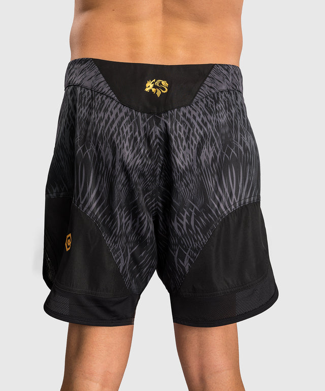 Shorts de MMA Venum x Chimaev – Noir/Gris