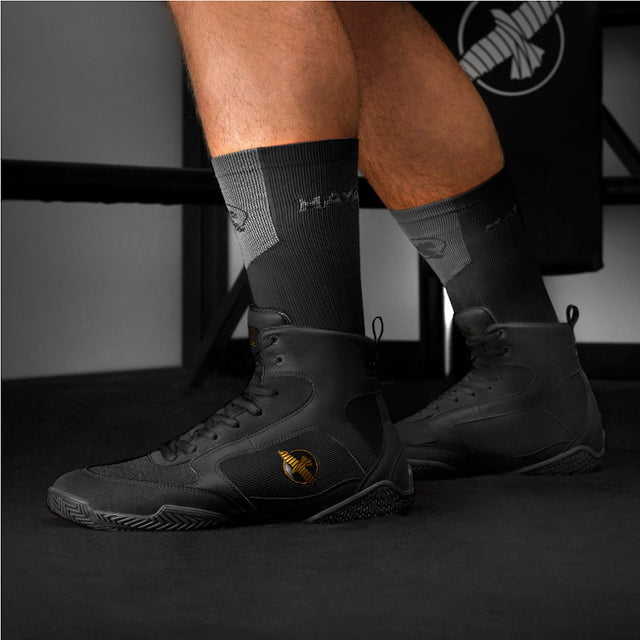 Scarpe da boxe Hayabusa Pro – Nero