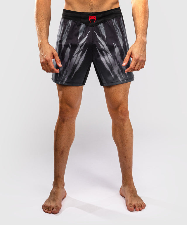MMA trenky Venum Demon – Černé/Šedé
