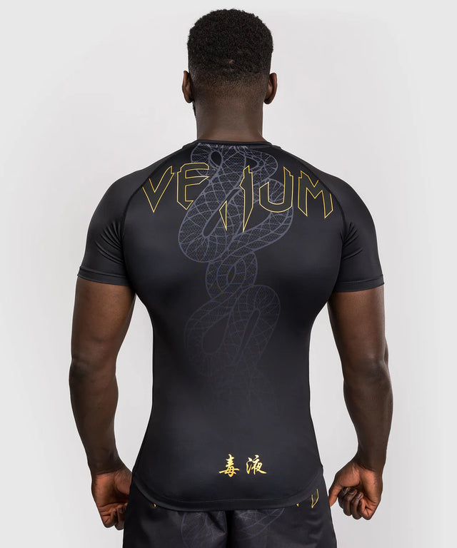 Rashguard Venum Serpenti Mangas Curtas – Preto