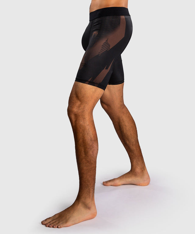 Pantaloncini a compressione Venum No-Gi 6.0 – Nero/Marrone