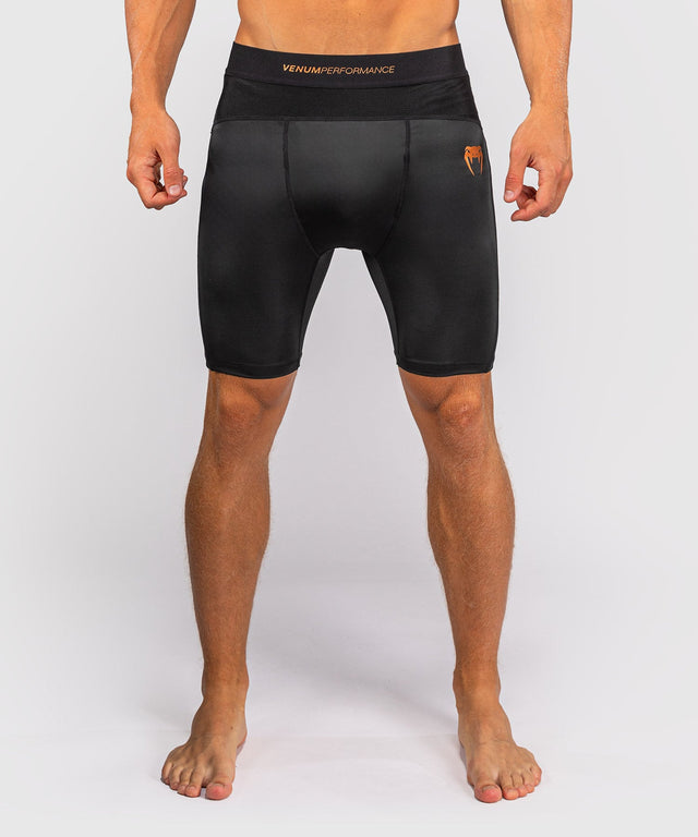 Pantaloncini a compressione Venum G-Fit Revolution G-Fit Vale Tudo - Nero/Rame