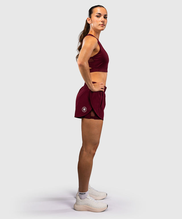 Pantaloncini a compressione Venum Aero XT da donna – Prugna