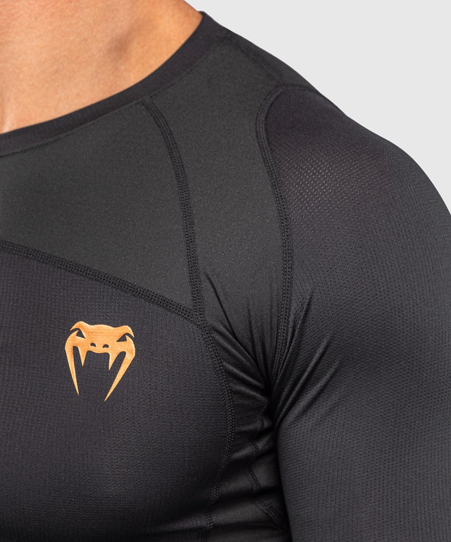 Rashguard Venum G-Fit Revolution Manica Lunga – Nero/Rame