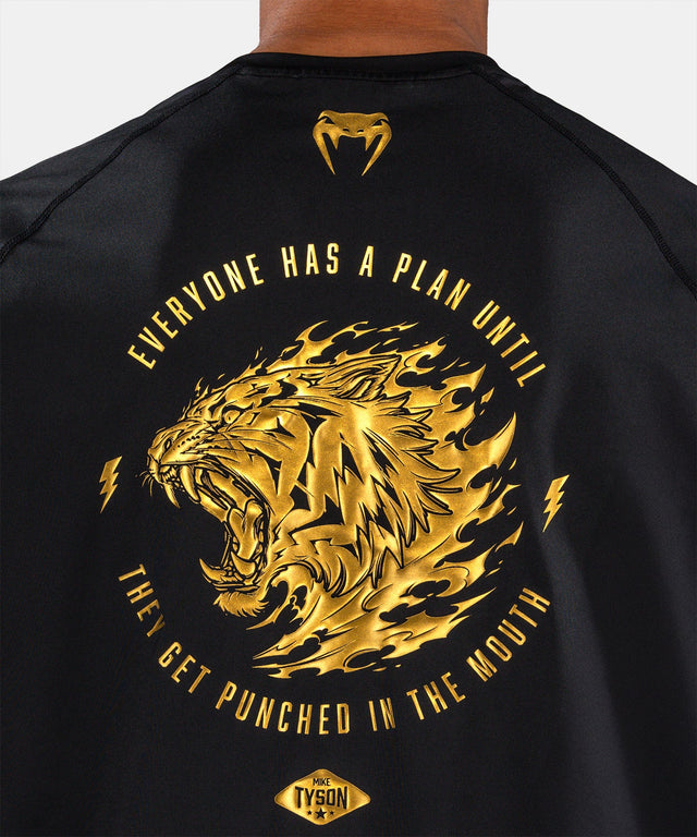 Venum x Mike Tyson T-Shirt Tiger Dry Tech – Nero/Oro