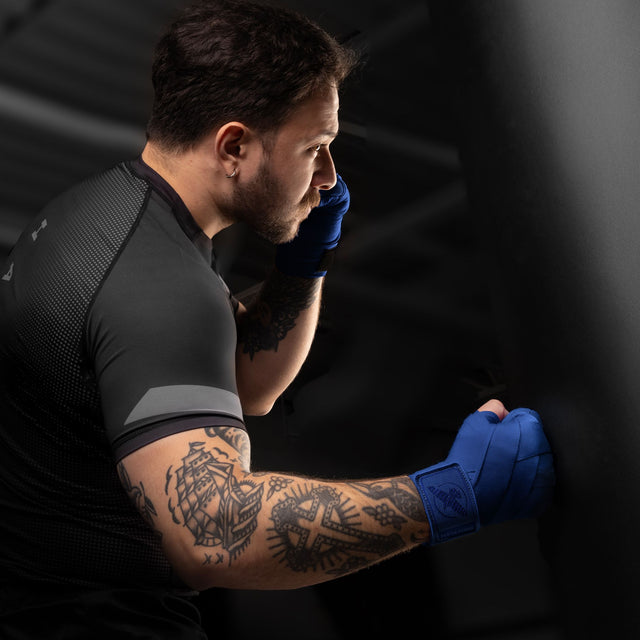 Hayabusa Håndbind Knuckle Guard - Blå