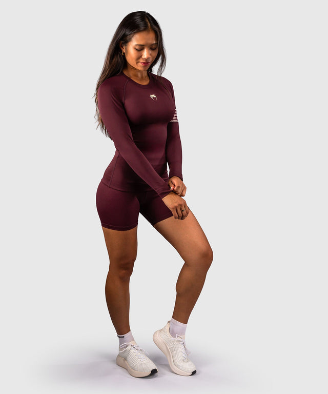 Venum Rashguard Talisman Lange Mouwen - Pruim