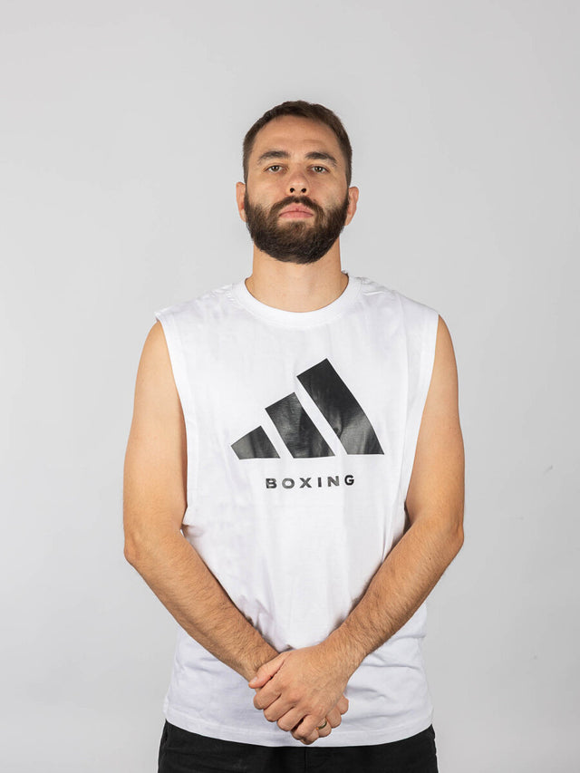 Débardeur Adidas Community Boxing – Blanc