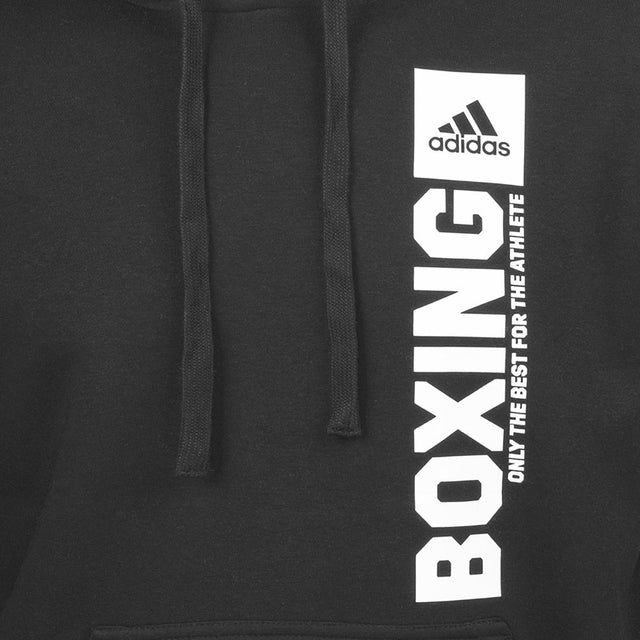 Adidas Hoodie Community Vertical Boxing – Czarny/Biały