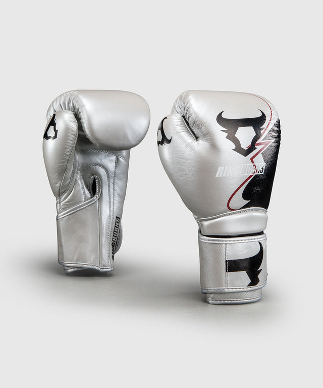 Guantoni da boxe Ringhorns Charger by Venum – Argento/Nero