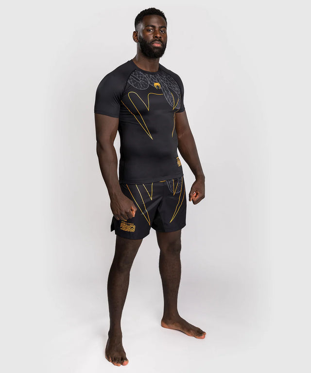 Rashguard Venum Serpenti Mangas Curtas – Preto