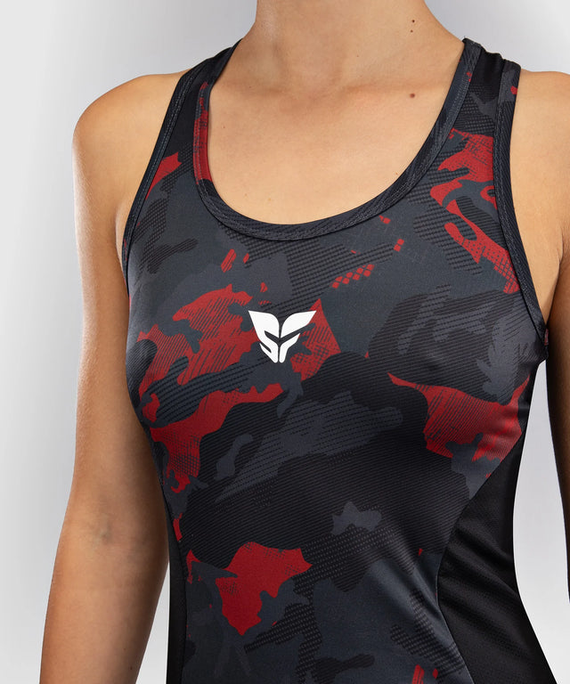 Camisola de alças Venum x Sophia Rose para mulher – Urban/Red Camo