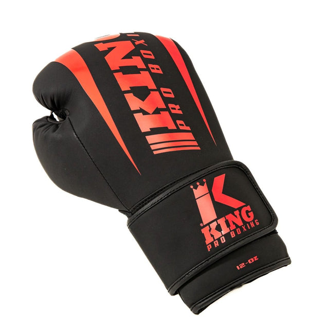 King Pro Boxing Boxhandschuhe Revo – Schwarz/Rot