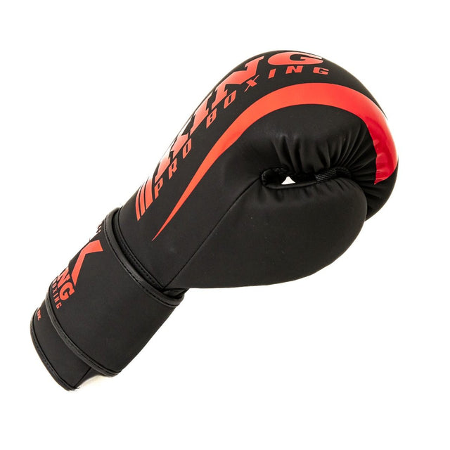 King Pro Boxing Boxhandschuhe Revo – Schwarz/Rot