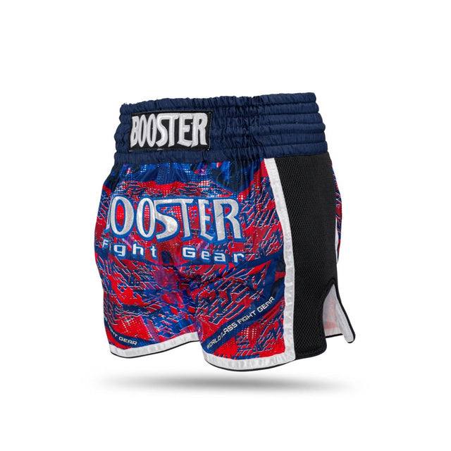 Pantaloncini da kickboxing Booster Alien – Blu/Rosso
