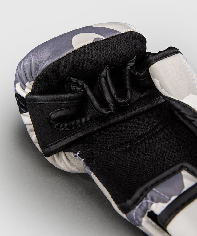 MMA sparingové rukavice Venum Elite – Bílé/Šedé