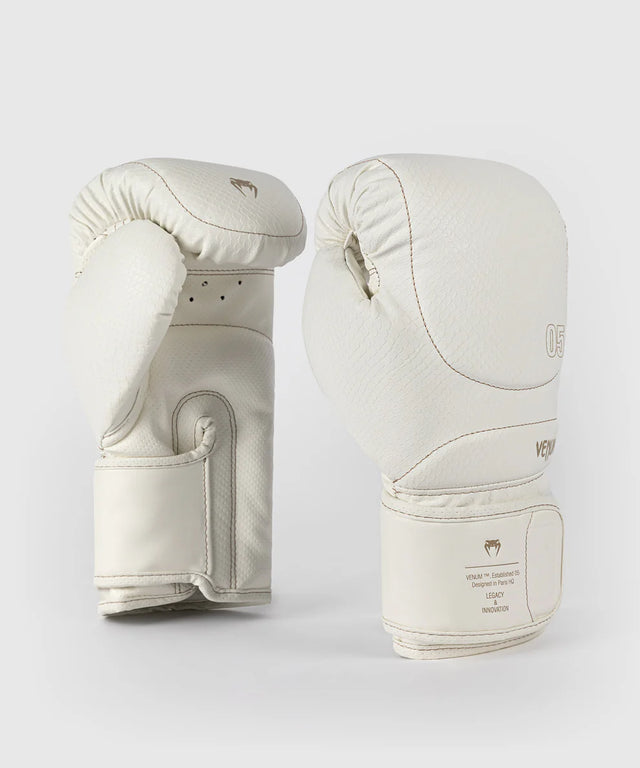 Venum Impact Evo Scales Boxhandschuhe – Elfenbeinweiß