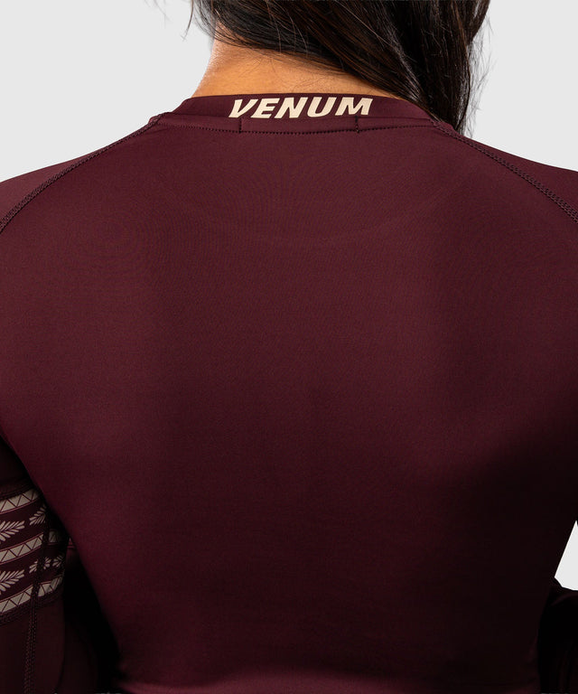 Venum Rashguard Talisman Lange Mouwen - Pruim