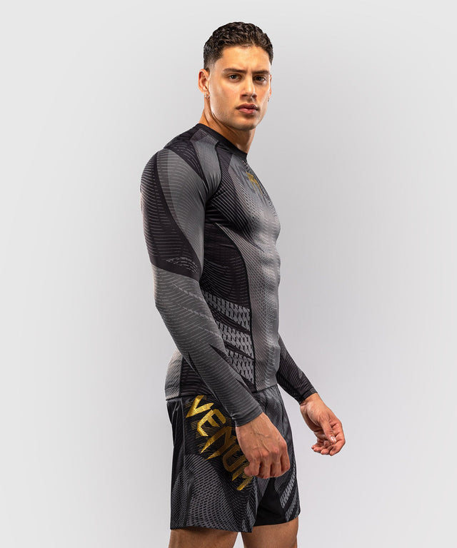 Rashguard Venum Galactic 3.0 – Dlouhé rukávy – Černá/Zlatá