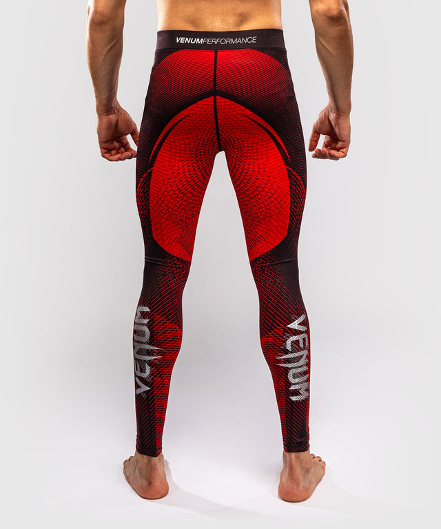 Calções de compressão Venum Galactic 3.0 Spats – Vermelho/Prateado