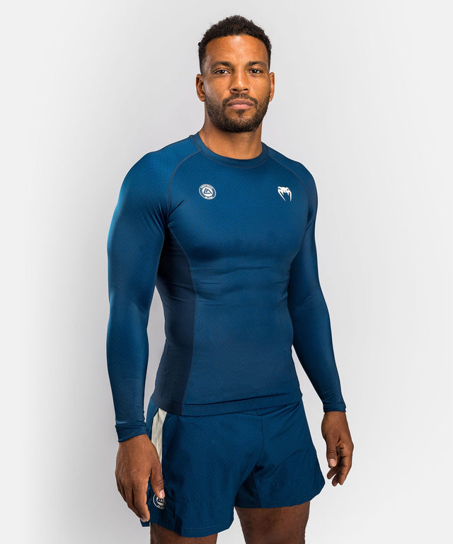 Rashguard Venum x Roger Gracie Academy Mangas Largas – Azul
