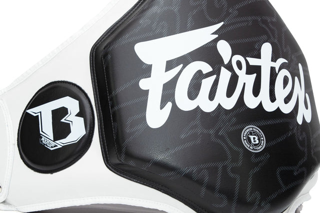 Fairtex Bauchschutz FXB – Weiß/Schwarz