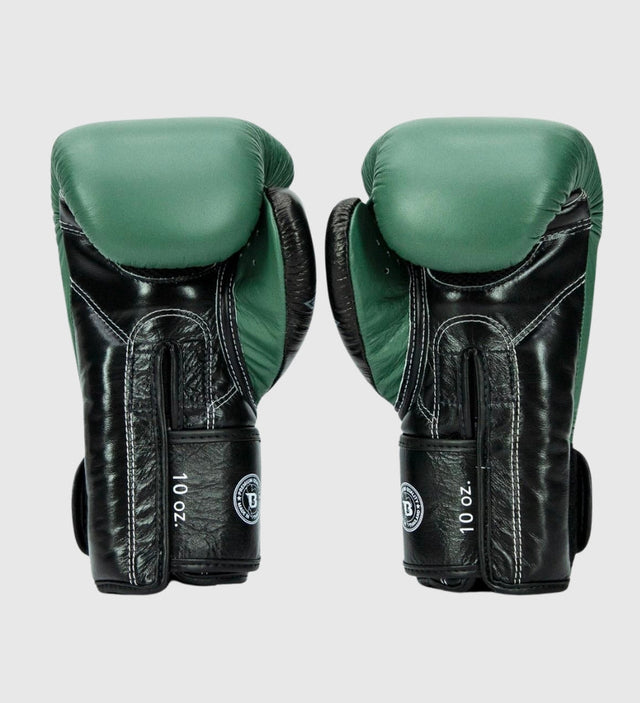 Boxerské rukavice Fairtex FXB V2 – Khaki zelené/černé