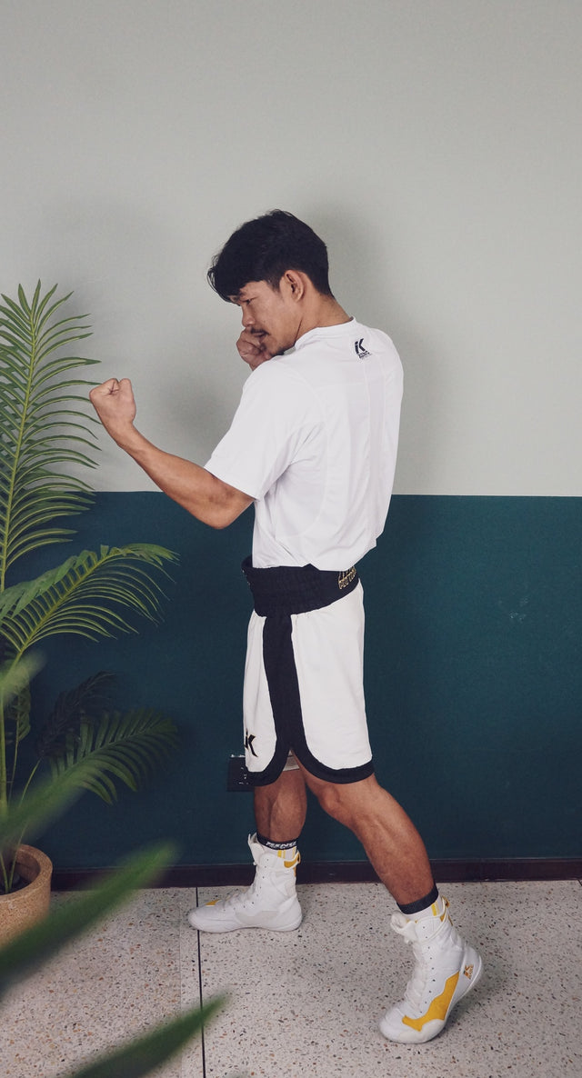 King Pro Boxing Socken Apex Pro – Weiß