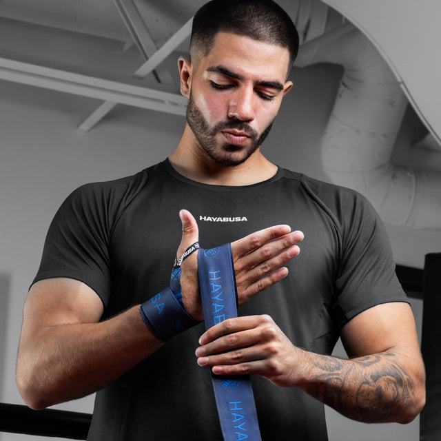 Bandaje de box Hayabusa Deluxe – Albastru
