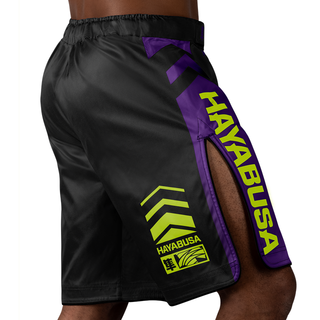 Calções de MMA Hayabusa Icon Lang – Preto/Neon