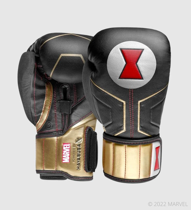 Hayabusa Boxningshandskar Black Widow – Svart/Guld – Boxningshandskar