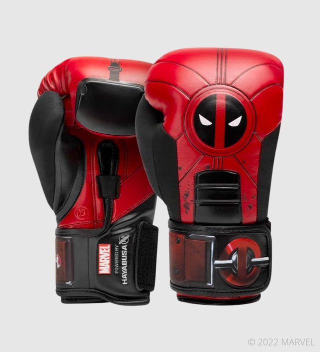 Hayabusa Boxhandschuhe Deadpool – Rot/Schwarz – Boxhandschuhe