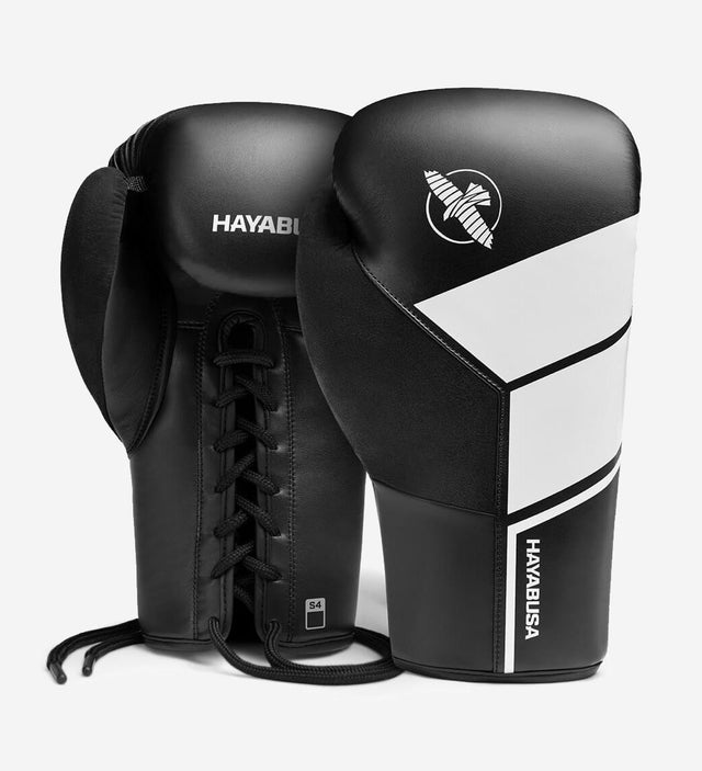 Luvas de boxe Hayabusa S4 – Preto/Branco - Luvas de boxe