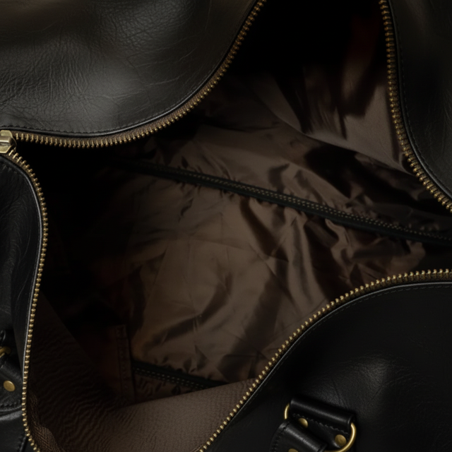 Borsa sportiva Everlast 1910 Leather – Nero