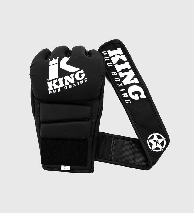 King MMA-handsker Revo 2 – Sort/hvid – MMA-handsker