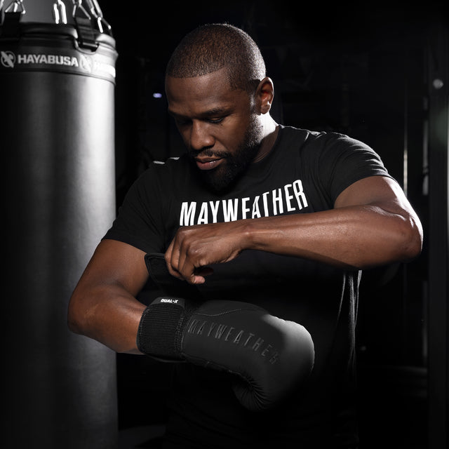 Guantes de boxeo Hayabusa x Mayweather Champ – Negro/Negro