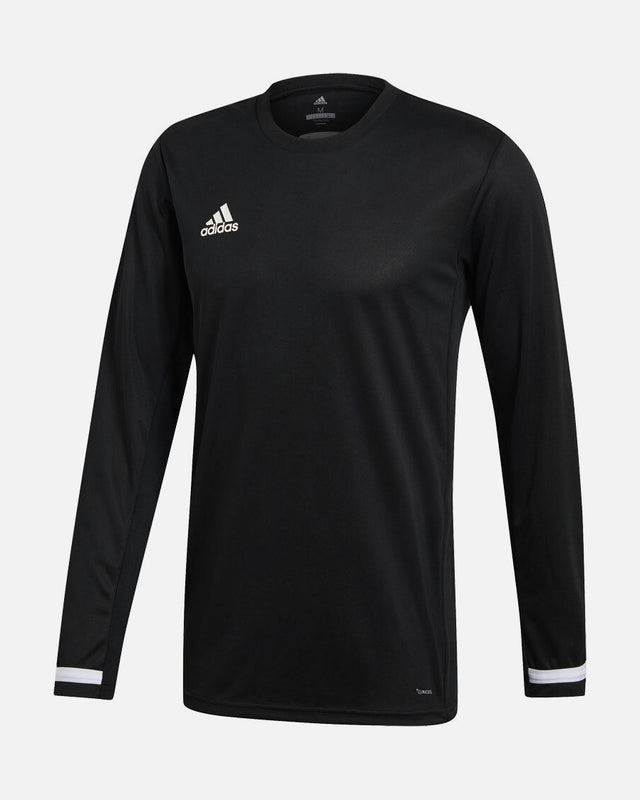 Adidas T19 Langarm-Jersey – Schwarz/Weiß