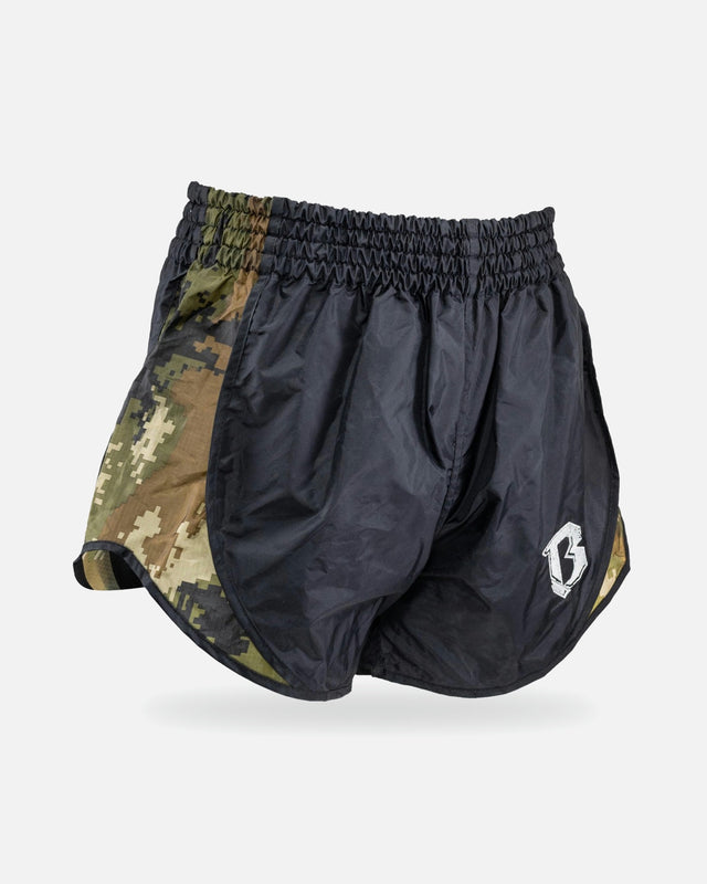 Pantaloncini Muay Thai Booster Retro Hybrid – Verde