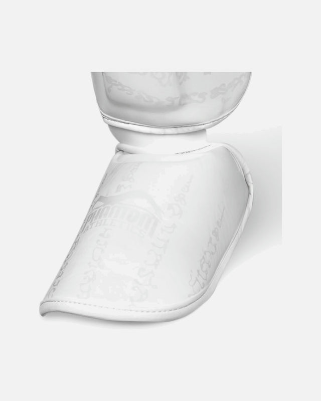 Espinilleras Phantom Athletics Muay Thai – Blanco Frost