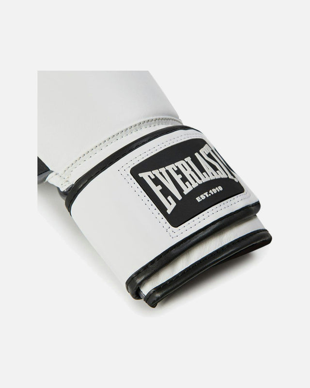 Guantoni da boxe Everlast Powerlock OG – Bianco/Nero