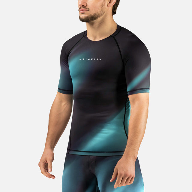 Rashguard Hayabusa Apex Nova Manches Courtes – Turquoise